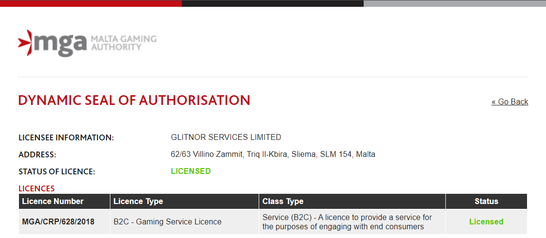 Casino license